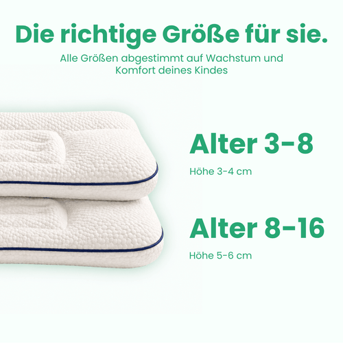 LumaFix – Ergonomisches Kinderkissen für gesunden Schlaf